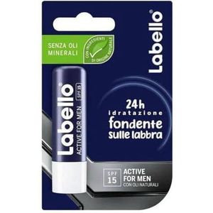 Labello Active for Men, 24H vocht, 5,5 ml, SPF 15