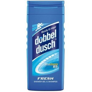 Dobbeldusch 2-in-1 Shampoo en Douchegel Fresh 250 ml