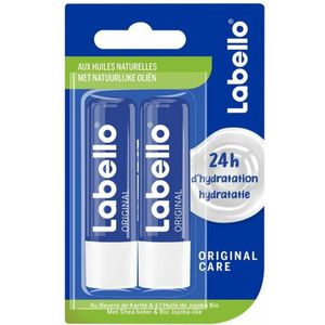 Nivea - Labello Original - Lippenbalsem - Romige Textuur - 2 x 5,5 ml