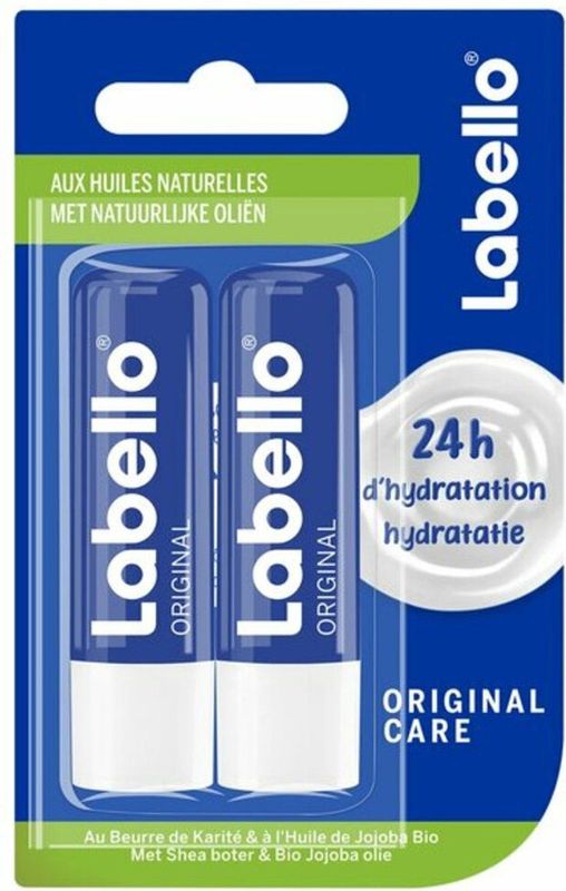 Nivea - Labello Original - Lippenbalsem - Romige Textuur - 2 x 5,5 ml