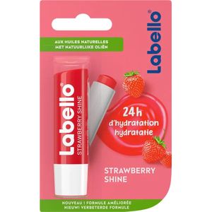 Labello Lippenbalsem Fruity shine strawberry blister (5.5ml)