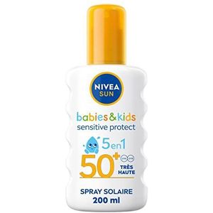 NIVEA - SUN Kids Protect & Play - Zonnebrandspray - Parfumvrij - SPF 50+ - 200 ml