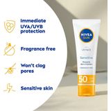 NIVEA - SUN Face Sensitive - Gezichtszonnecrème - SPF 50 - 50 ml