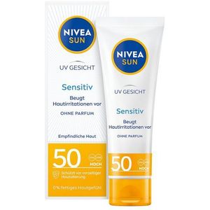 NIVEA - SUN Sensitive - Beschermende Huidcrème - SPF 50 - 50 ml