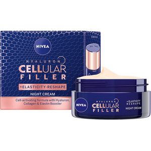 Nivea Cellular Filler Elasticity Reshape Nachtcrème - 50 ml (licht beschadigd doosje)
