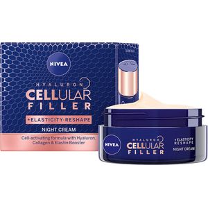Nivea - Hyaluron Cellular Filler - Nachtcrème - 50 ml - Huidverzorging