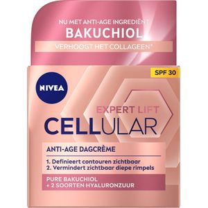 NIVEA CELLular Expert Lift Anti-Age Dagcrème - Alle huidtypen - SPF 30 - Met bakuchiol en hyaluronzuur - 50 ml