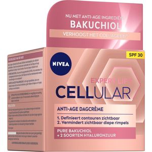 NIVEA CELLular Expert Lift Anti-Age Dagcrème - Alle huidtypen - SPF 30 - Met bakuchiol en hyaluronzuur - 50 ml