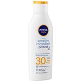 NIVEA - SUN Sensitive Immediate Protect - Zonnemelk - SPF 30 - Parfumvrij