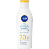 NIVEA - SUN Sensitive Immediate Protect - Zonnemelk - SPF 30 - Parfumvrij