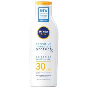 NIVEA - SUN Sensitive Zonnelotion - SPF 30 - Waterproof - Parfumvrij
