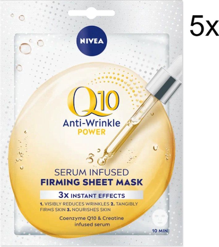 NIVEA Q10 Anti-Wrinkle Power Sheet Mask 1 pcs