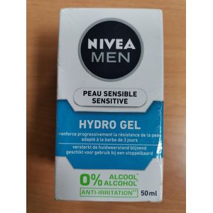 Nivea Men - Sensitive Hydro Gel - Gezichtsverzorging - 2 x 50 ml - Voor Gevoelige Huid