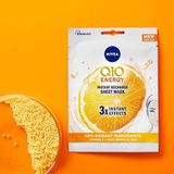 NIVEA - Q10 Energy - Gezichtsmasker - 1 Stuk - Vegan Formule