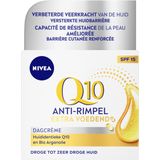NIVEA Q10 Power Dagcrème Extra voedend – Anti-rimpel Crème – SPF 15 – Bio arganolie – Droge huid – 50 ml