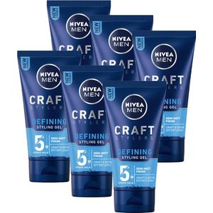 NIVEA MEN - Craft Stylers - Haargel - Natuurlijke Vitamine E - Sterke Fixatie