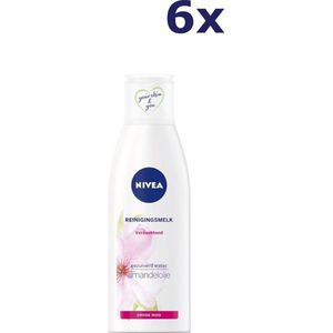 6x Nivea Reinigingsmelk Verzachtend 200 ml