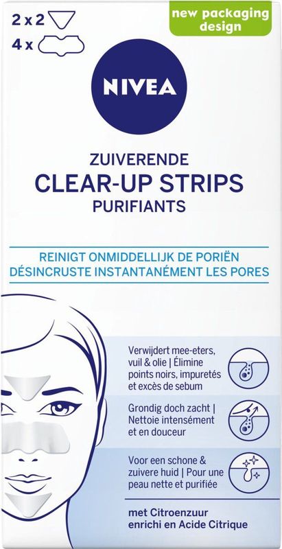 NIVEA Zuiverende Clear-up - 6 stuks - Reinigingsstrips