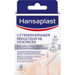 Hansaplast Littekenvervager Litteken Pleisters - Wondpleisters - Wondverzorging - 3,8 x 6,8cm - 21 Patches