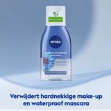 NIVEA - Double Effect - Waterproof - Oogmake-up Remover - Korenbloem - 6x 125 ml - Voordeelverpakking