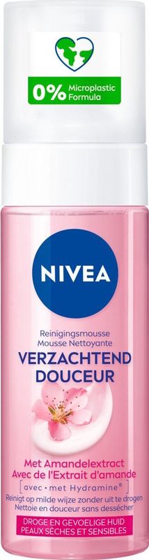 NIVEA Essentials Verzachtende Reinigingsmousse - Gezichtsreiniger - 150 ml