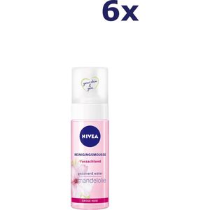 6x Nivea Reinigingsmousse Verzachtend 150 ml