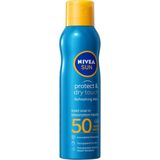 NIVEA SUN Protect & Dry Touch UV-Zonnebrand Spray - SPF50+ - maat 200ml