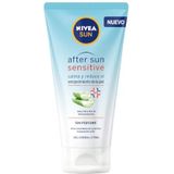 NIVEA SUN After Sun Sensitive Gel Crème (1 x 175 ml), kalmerende crème met aloë vera, hidraterende crème voor piel sensitive y con alergia al sol