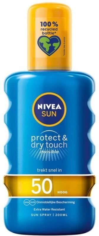 NIVEA - Sun Protect en Dry Touch - Transparante Zonnespray - SPF 50 - 200 ml