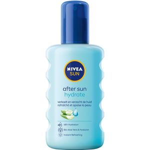 NIVEA SUN Hydraterende & Kalmerende Aftersun Spray - Verkoelt en verzacht - Met aloë vera en hyaluronzuur - 200 ml