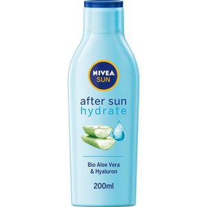 NIVEA SUN Hydraterende & Kalmerende Aftersun Lotion - Met hyaluronzuur en aloë vera - 200 ml