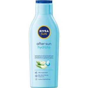 NIVEA SUN Hydraterende & Kalmerende Aftersun Lotion - Met hyaluronzuur en Aloë Vera - 200 ml