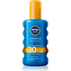 NIVEA SUN Protect & Dry Touch Onzichtbare Bruiningsspray SPF 30 200 ml