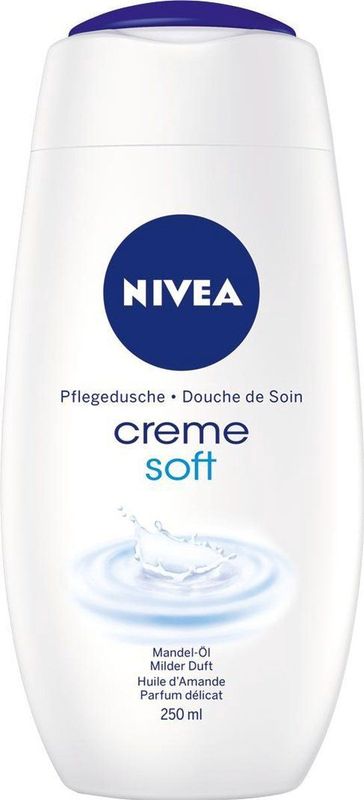 Nivea - Douchecrème - 250ml - Amandelolie - Mild Schuim