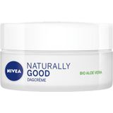NIVEA - Naturally Good - Gezichtscrème - 50 ml - Met Aloë Vera - Voor Normale en Gemengde Huid
