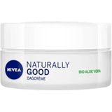 NIVEA - Naturally Good - Gezichtscrème - 50 ml - Met Aloë Vera - Voor Normale en Gemengde Huid
