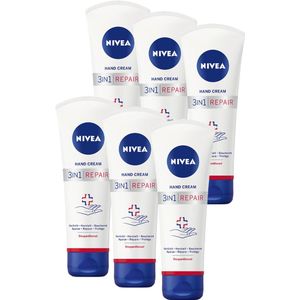 Nivea - Handcrème - 3-in-1 Repair - Voor Droge Huiden