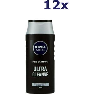 12x Nivea Shampoo Men - Ultra Cleanse 250 ml