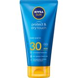 NIVEA SUN Protect & Dry Touch Crème-Gel - Zonnebrand SPF 30 - Zeer waterproof - Geen vettig laagje - 175 ml