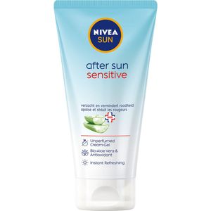 NIVEA SUN Sensitive Aftersun - Crème-Gel - Gevoelige huid - Verzacht en kalmeert - Met aloë vera en hyaluronzuur - 175 ml