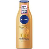 NIVEA Verstevigende bodylotion + bronzer Q10 (200 ml), verzorging voor een zachte bruining met frisse zomergeur en verstevigt de huid Q10