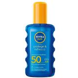 Zon Protector Spray Protege & Refresca Nivea Spf 50 (200 ml)