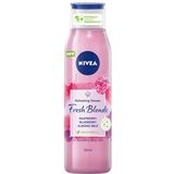 1+1 gratis: Nivea Fresh Blends Douchegel Raspberry 300 ml