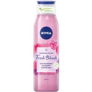 Nivea - Fresh Blends - Douchegel - Framboos - Vegan - 100% Recycled Plastic