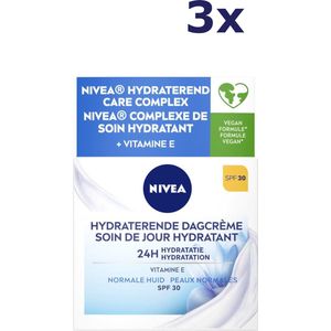 Nivea - Essentials Hydraterende Dagcrème - 3x 50 ml - SPF 30