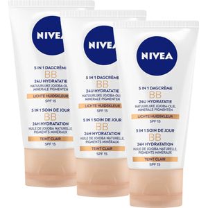 NIVEA - Essentials 5in1 BB Dagcrème - Light - Hydraterend - SPF 15