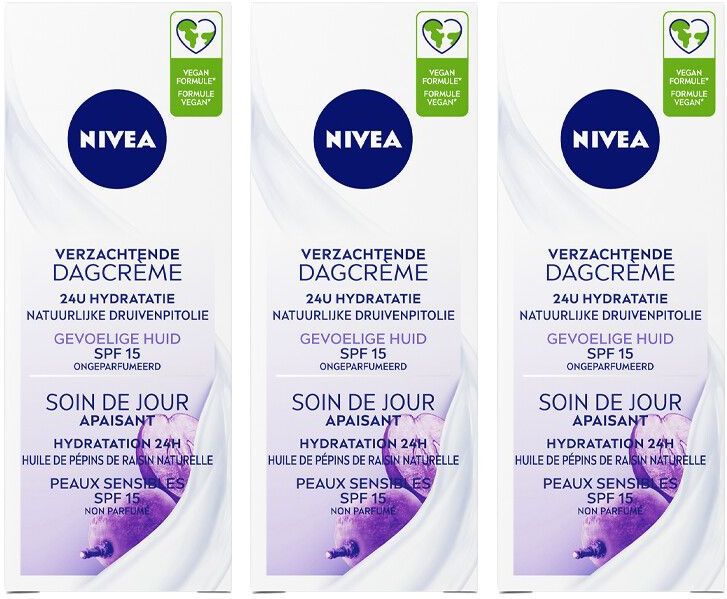 Nivea - Essentials Sensitive - Dagcrème - SPF 15 - Parfumvrij - 50ml