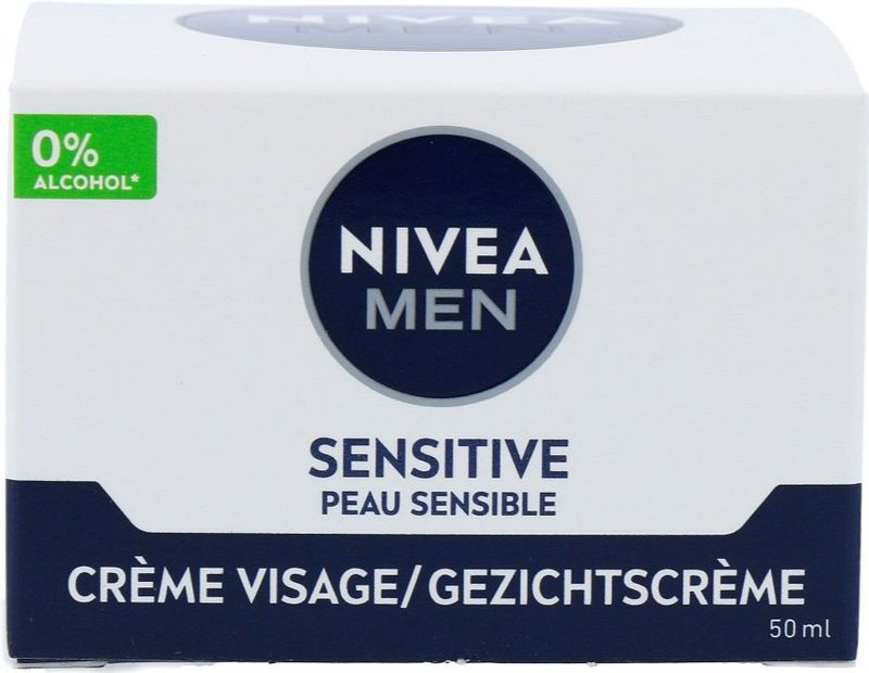 NIVEA MEN - Gezichtscrème - 75ml - Alcoholvrij - Met Kamille en Vitamine E