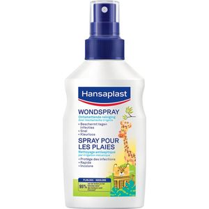 Hansaplast Kids Wondspray - Wondreiniging Kinderen - Wondontsmetting - 100ml