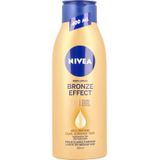 NIVEA Bronze Effect Bodylotion - Egaal Gebruinde teint - Hydrateert en bruint - Met ginkgo biloba en druivenpitolie - 400 ml